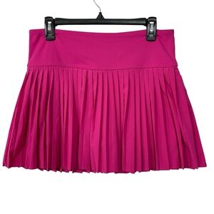 FABLETICS pink pleated shorts skirted skort L